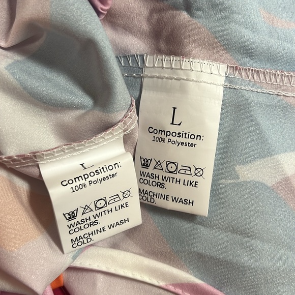 Two-piece vacation patterned cover-up set - Picture 5 of 6